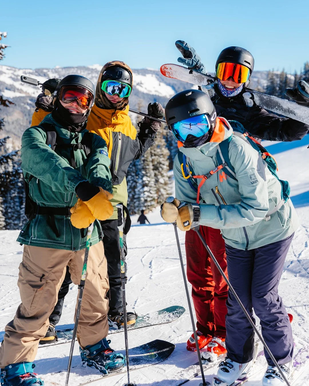 How we're feeling after the Rockies got their first taste of winter this morning 🤩❄️🏔️⁠
⁠
Fresh snow on our PowDaze mountains and officially TWO MONTHS OUT from kicking things off December 13th! 🔊⛷️ #OutsideLife #SkiSeason