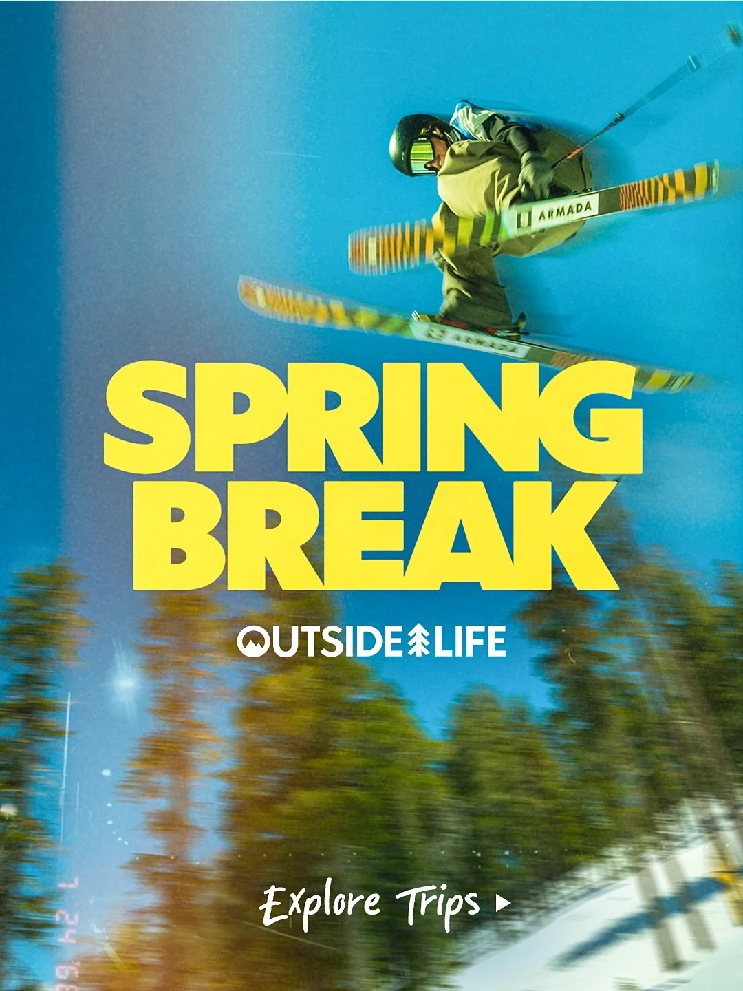 Outside Life&rsquo;s Spring Break 2027 packages are ON SALE NOW 🏔️☀️

Trade the beach for the slopes and make this spring break one to remember ⛷️ Gather your crew, pick your destination, and get ready for a week of skiing, apr&egrave;s, and mountai