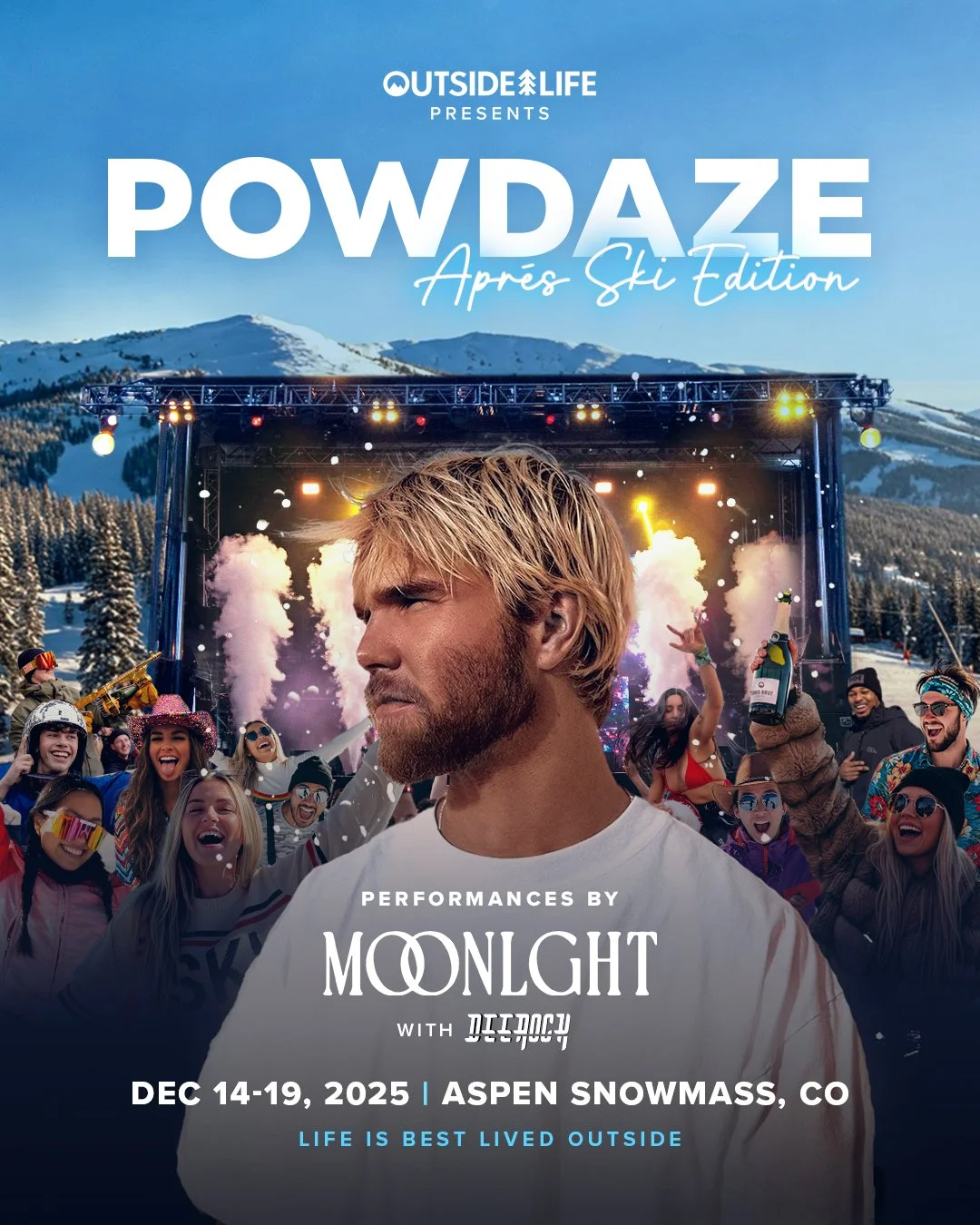 PowDaze College Ski Trips in aspen with Outside Life