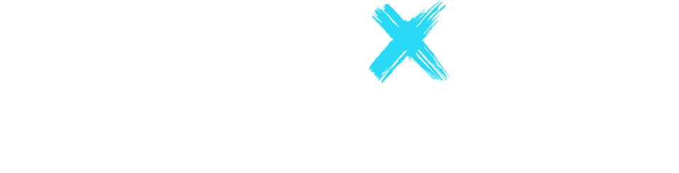 The image displays a Logo for 'OLX X-P Experiences' with the OLX logo in a circle, a blue 'X' crossing the name, and the words 'X-Experiences' underneath.