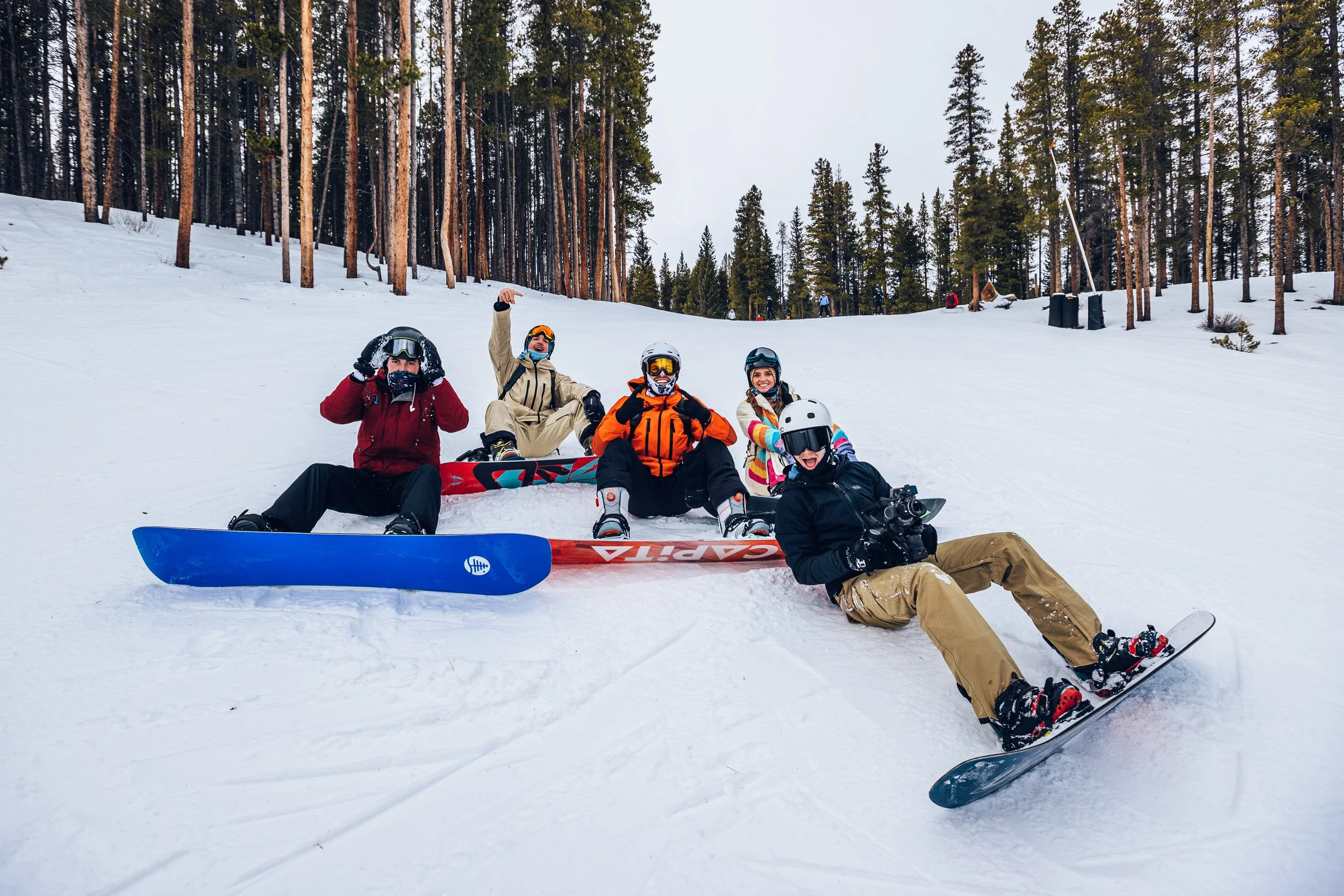 alumni and graduate students ski trips
