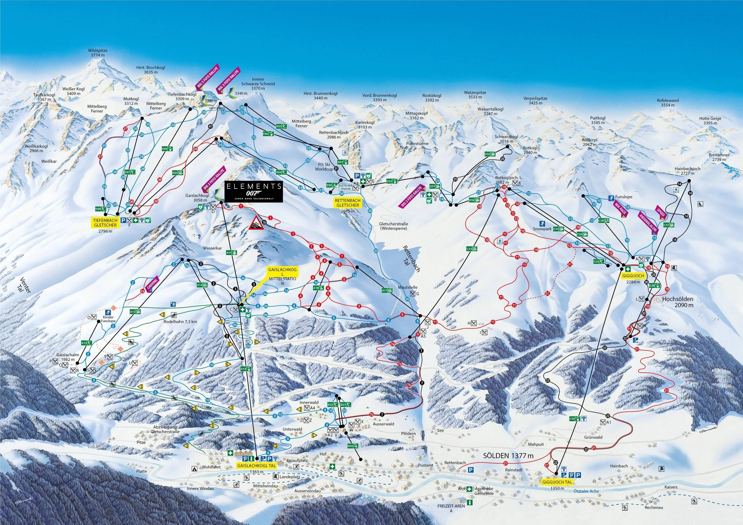 WORLD-CLASS SKI TERRAIN Sölden