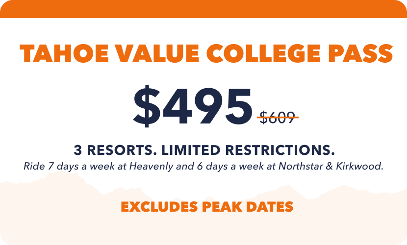 Epic Tahoe Value College Pass | Outside Life College