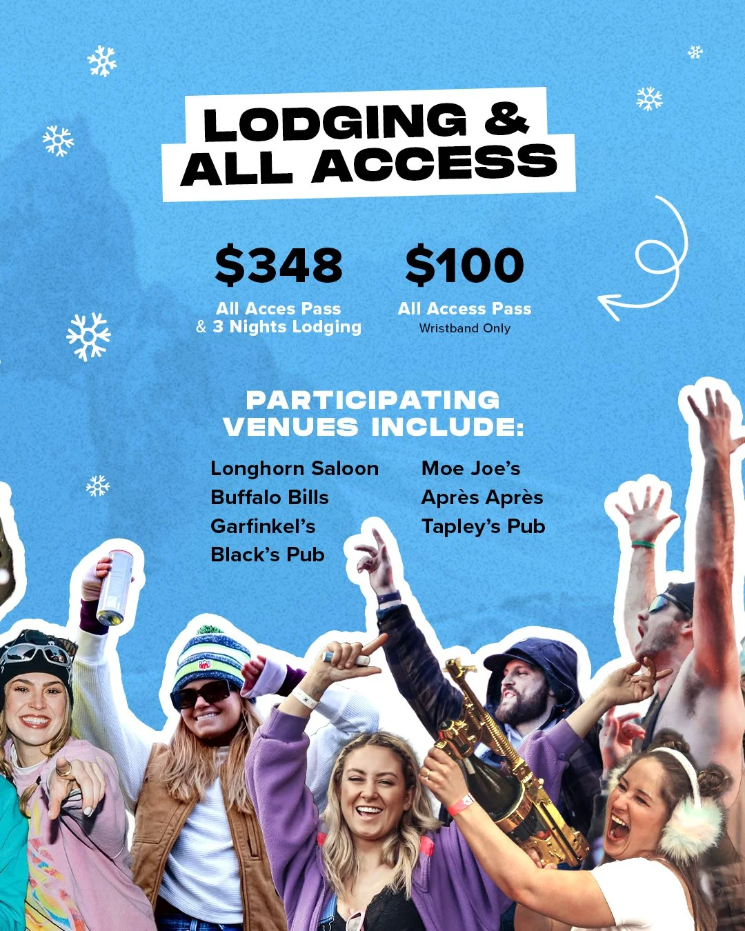 Lodging & All Access for $348 or All Access for $100 Poster