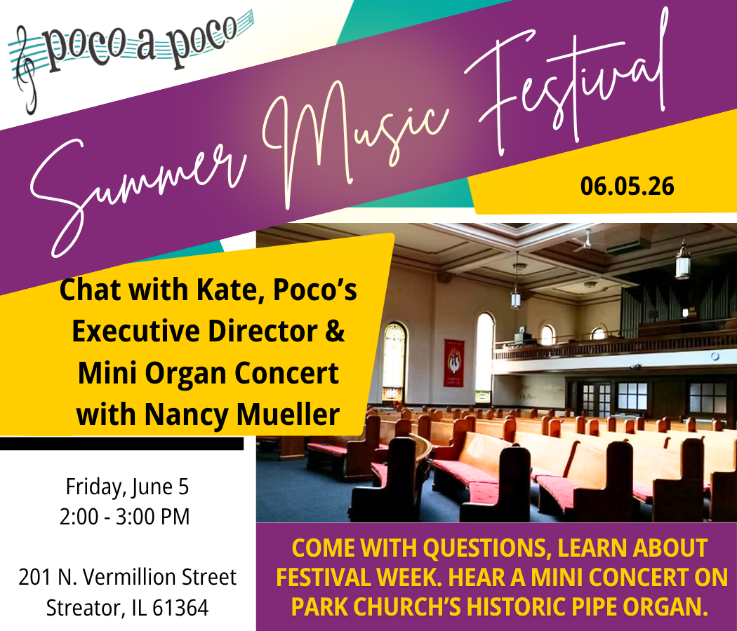 Chat with Kate & Mini Organ Concert