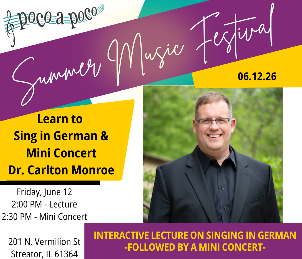 Learn to Sing in German + a Mini Concert of German Repertoire