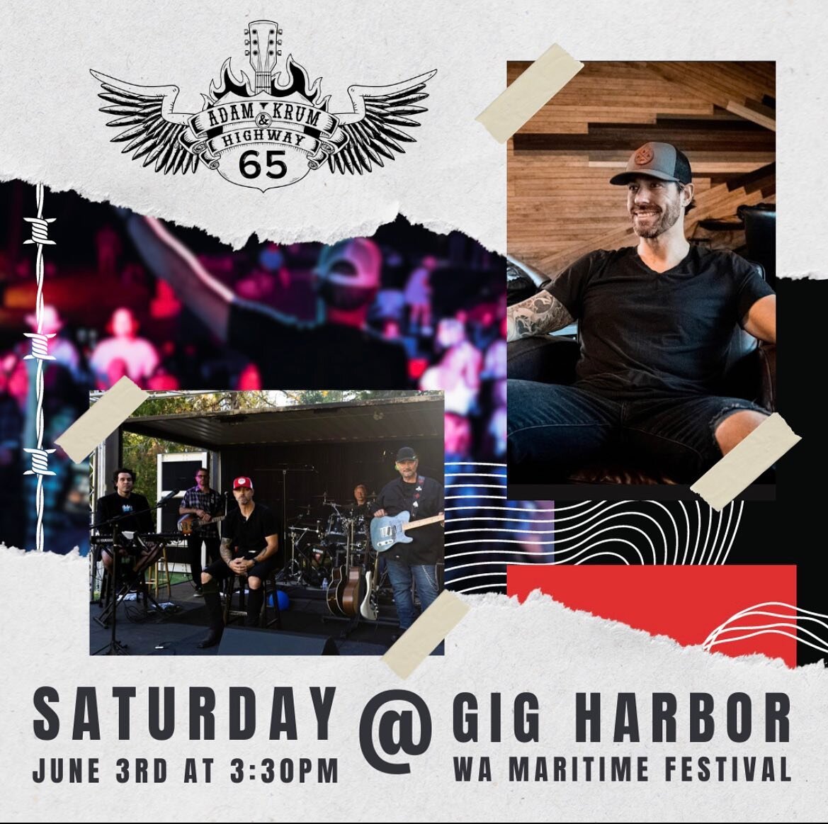 Couldn&rsquo;t be more excited to Announce a hometown show June 3rd at the Maritime Gig Festival.  We will be on at 3:30pm.  Can&rsquo;t wait to see you all there.  It&rsquo;s going be a blast!!!