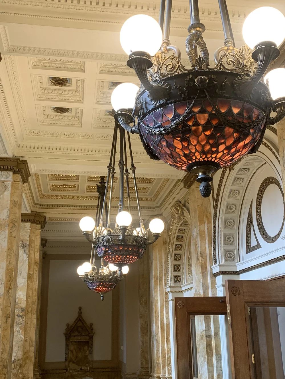 Original light fixtures from 1898