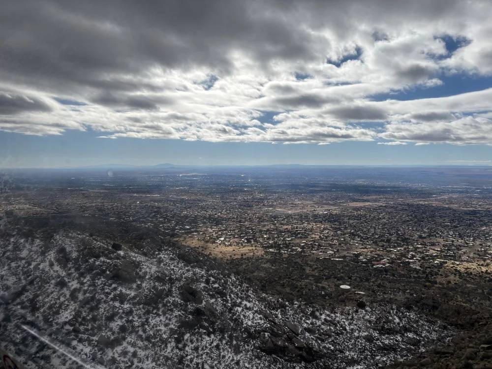 View of Albuquerque from the Sandia Peak Tramway.