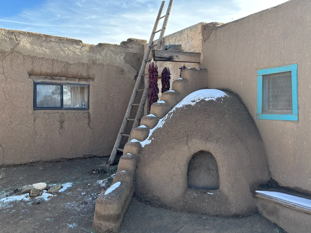 A traditional wood fired "horno" oven at the Taos Pueblo.