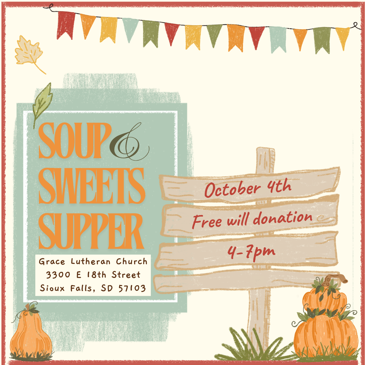 Soup & Sweets Supper