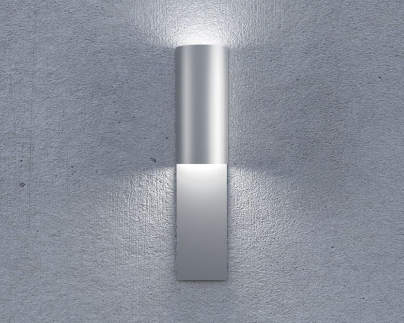 Brianna Wall Sconce in Enviro Satin Nickel, 15.5" Plaque