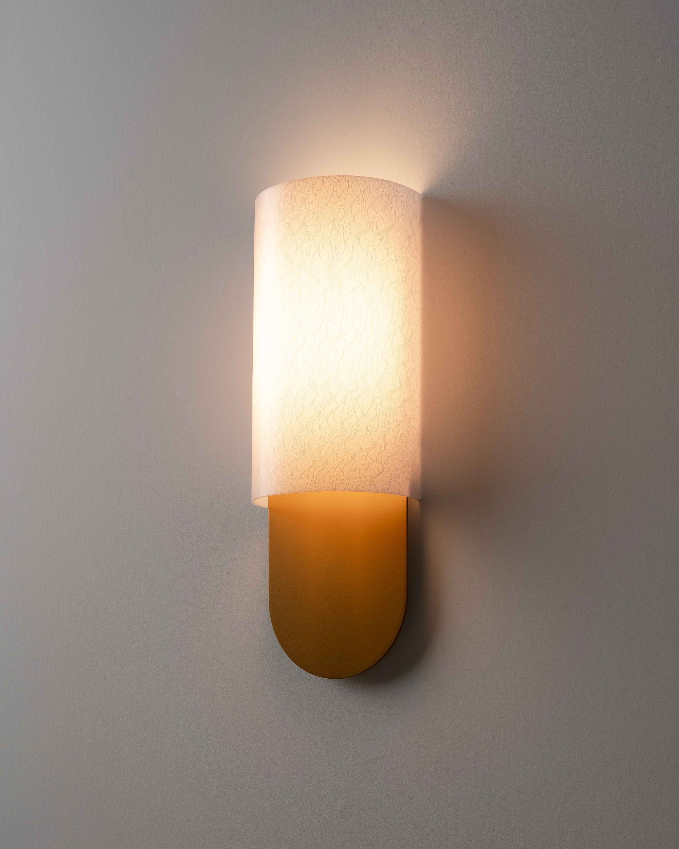 Alva Interior Wall Sconce, Curved 9W12H for Multi Family Residential