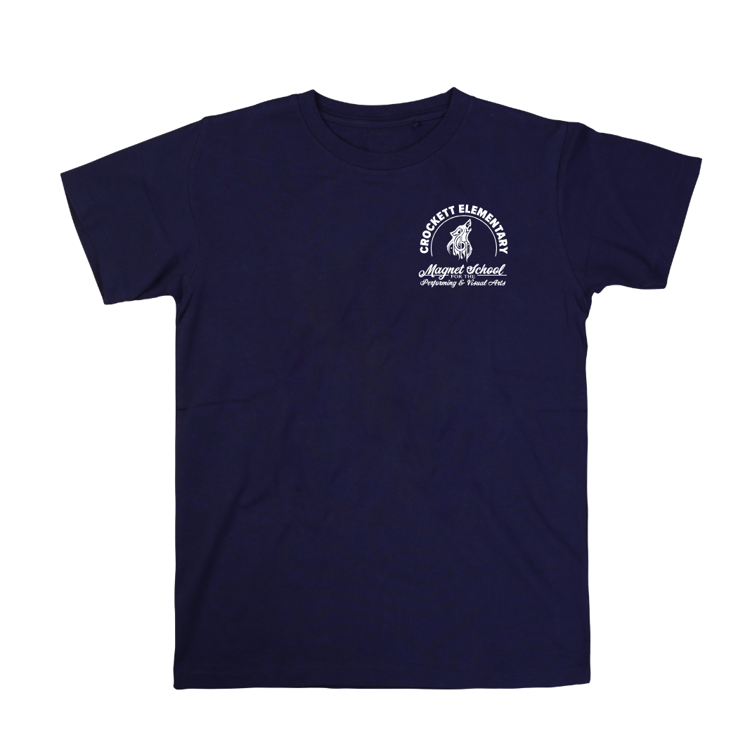 Navy Crockett Embroidered Logo T-shirt Shirts