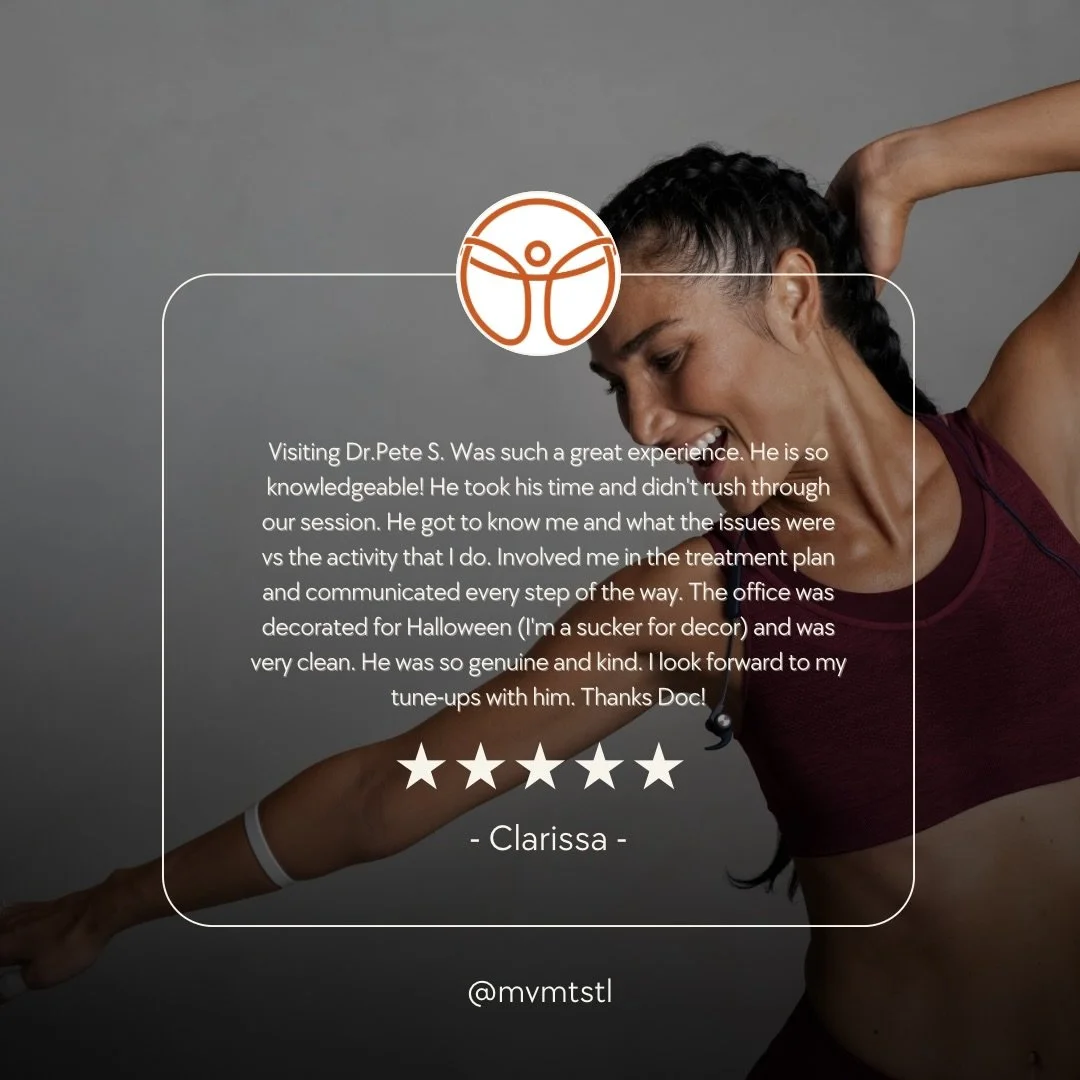 Clarissa&rsquo;s journey with Dr. Pete at MVMT STL is proof that small changes make a big difference. 💬

Better movement, less discomfort, and more confidence&mdash;she&rsquo;s feeling unstoppable! 💪

➡️ DM us to book your first visit and see what 