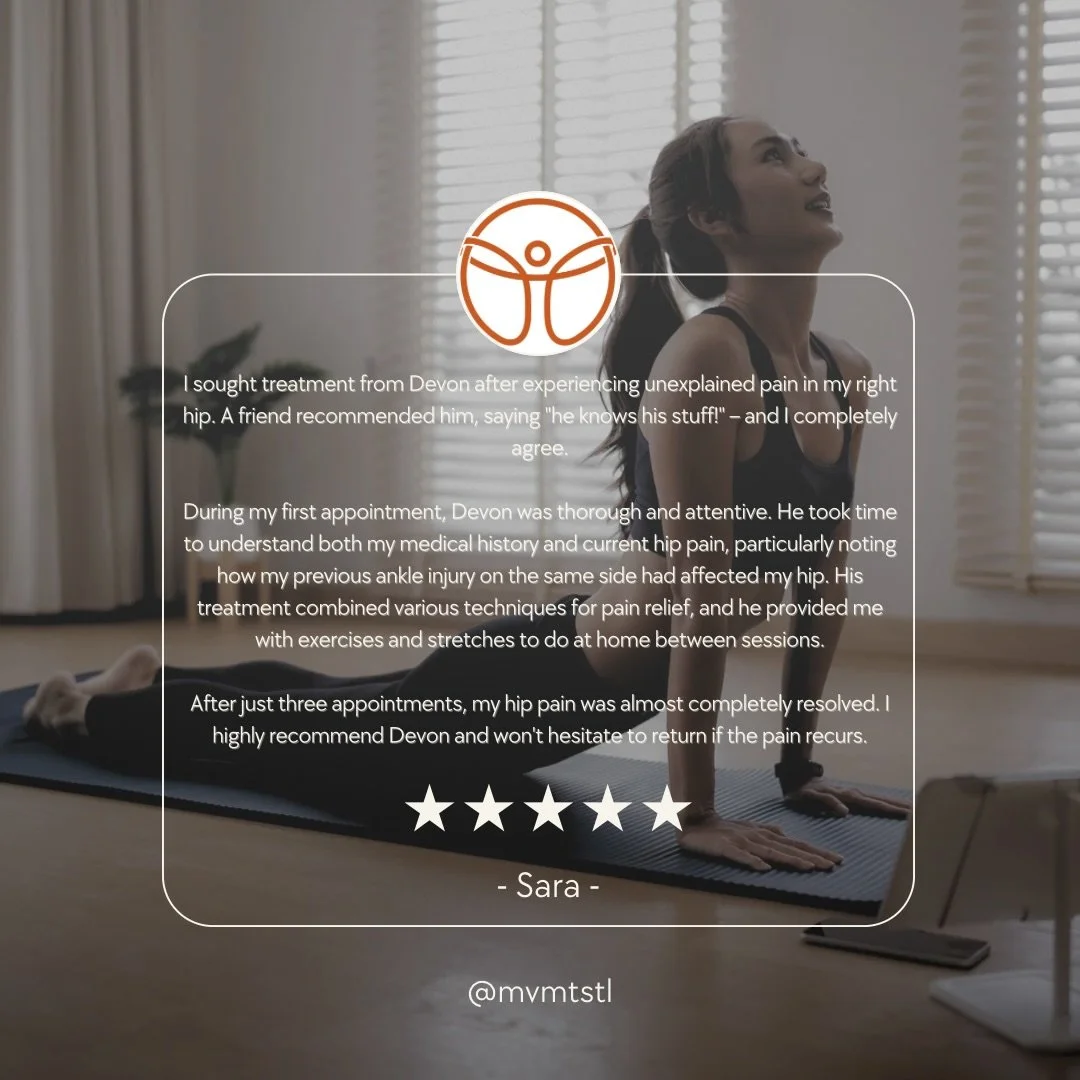 Sometimes pain doesn&rsquo;t have a clear reason. 🤍
But the right care makes all the difference. ✨

Sara trusted Devon with her hip pain. 🧘&zwj;♀️
He listened, connected the dots, and created a plan. 🧠

She felt real relief. ⭐️
And real confidence