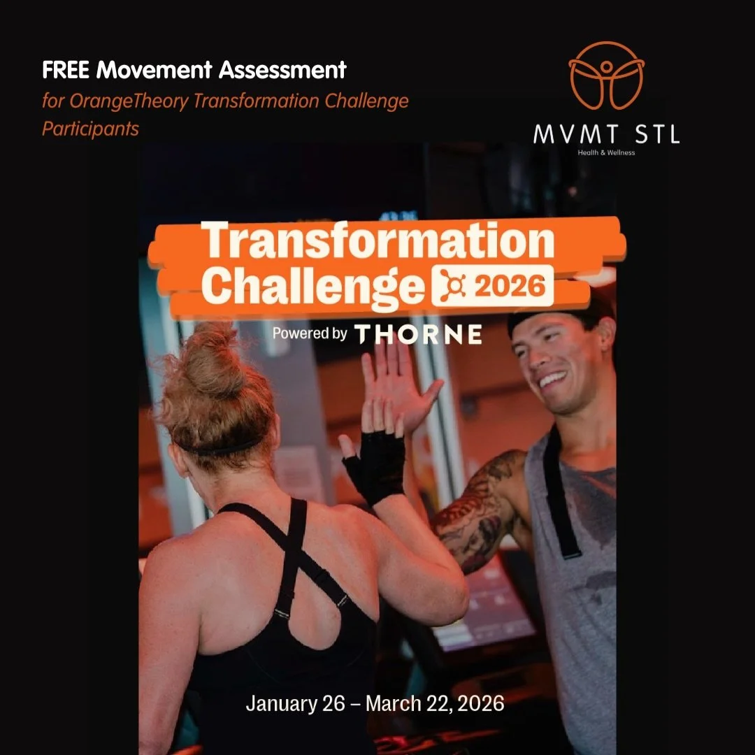 We will be at Orangetheory this Saturday, located in Ladue!

Come say hi! 👋

We will be offering FREE Movement Assessments to everyone who is participating in the @otf_ladue Transformation Challenge.

Send us a message if you&rsquo;re interested.