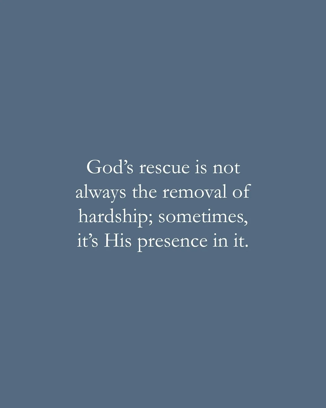 We all know what it feels like to long for rescue.

Maybe it&rsquo;s the prayer you&rsquo;ve whispered through tears at night:

&ldquo;Lord, please take this away.&rdquo;

I remember a season when my heart was heavy with grief and confusion. I wanted