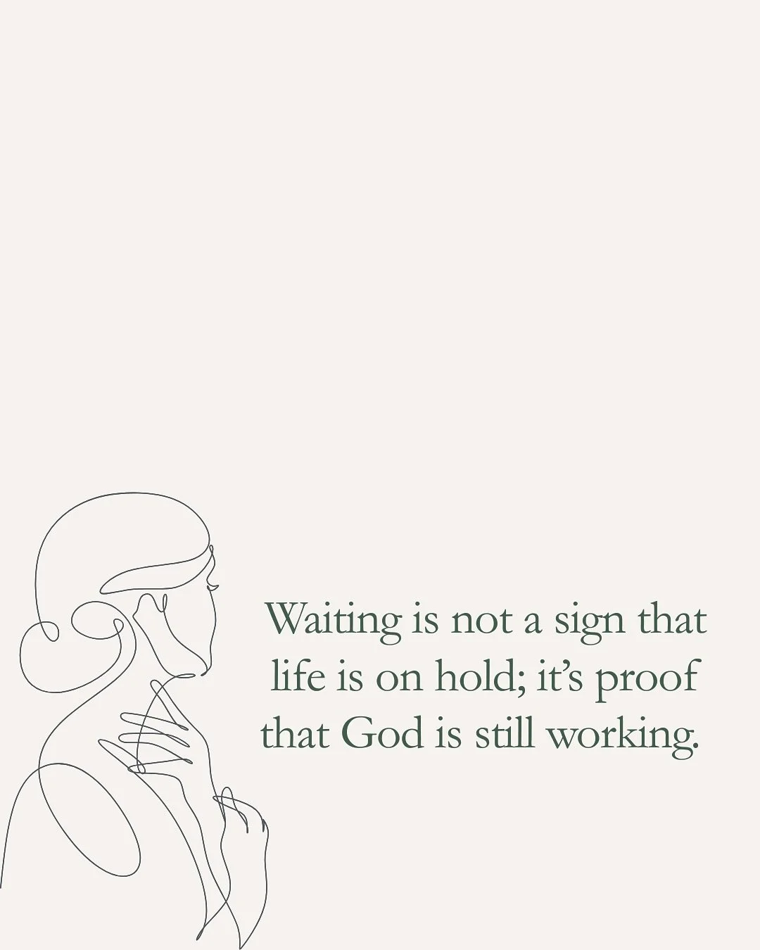 Maybe waiting isn&rsquo;t a pause, it&rsquo;s part of the process.

So much of life happens in the in-between&mdash;the car line, the laundry, the quiet prayers whispered while we wait for something to change. But what if this is the very place where