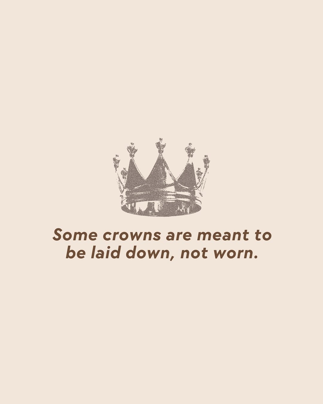 After Jesus fed the five thousand, the crowd tried to crown Him.

But instead of stepping into the spotlight, He withdrew.

He chose obedience over applause.
He chose the Father&rsquo;s will over being seen.

This reminds me that not every &ldquo;win