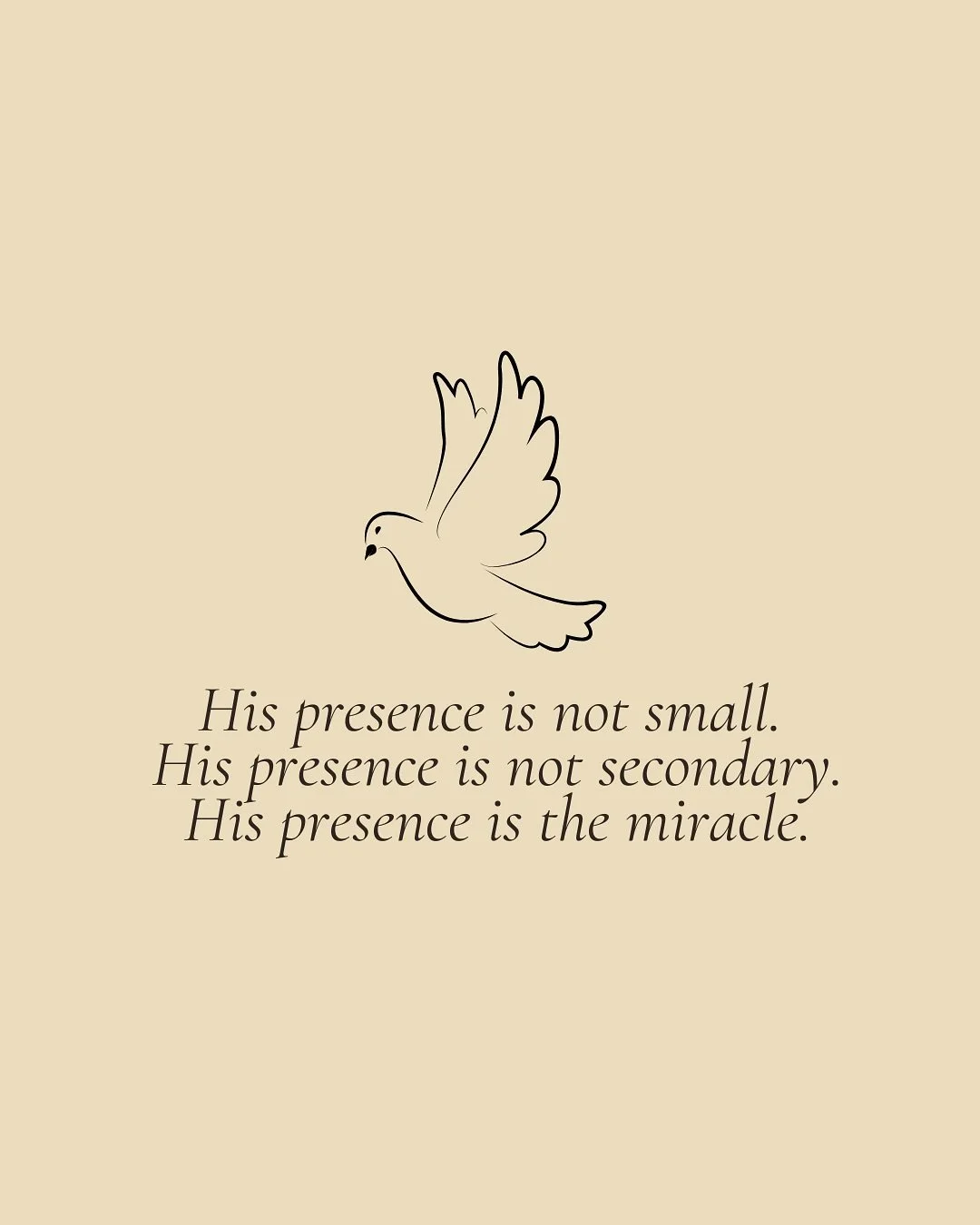 Sometimes the miracle is the God who sits in the fire with you.

We hope for healing and breakthrough, and those hopes are good. But sometimes the miracle is not that everything changes.

Sometimes the miracle is that He is here, right now, holding y