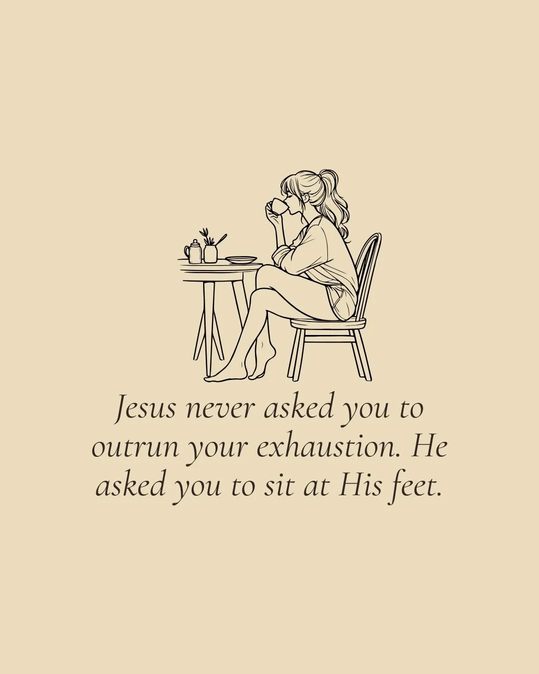 Some days, I feel more like Martha than I want to admit. 

Busy, anxious, and trying my best while quietly running on empty. But Jesus did not correct Martha because she was serving. He corrected her because she was striving without resting in Him fi