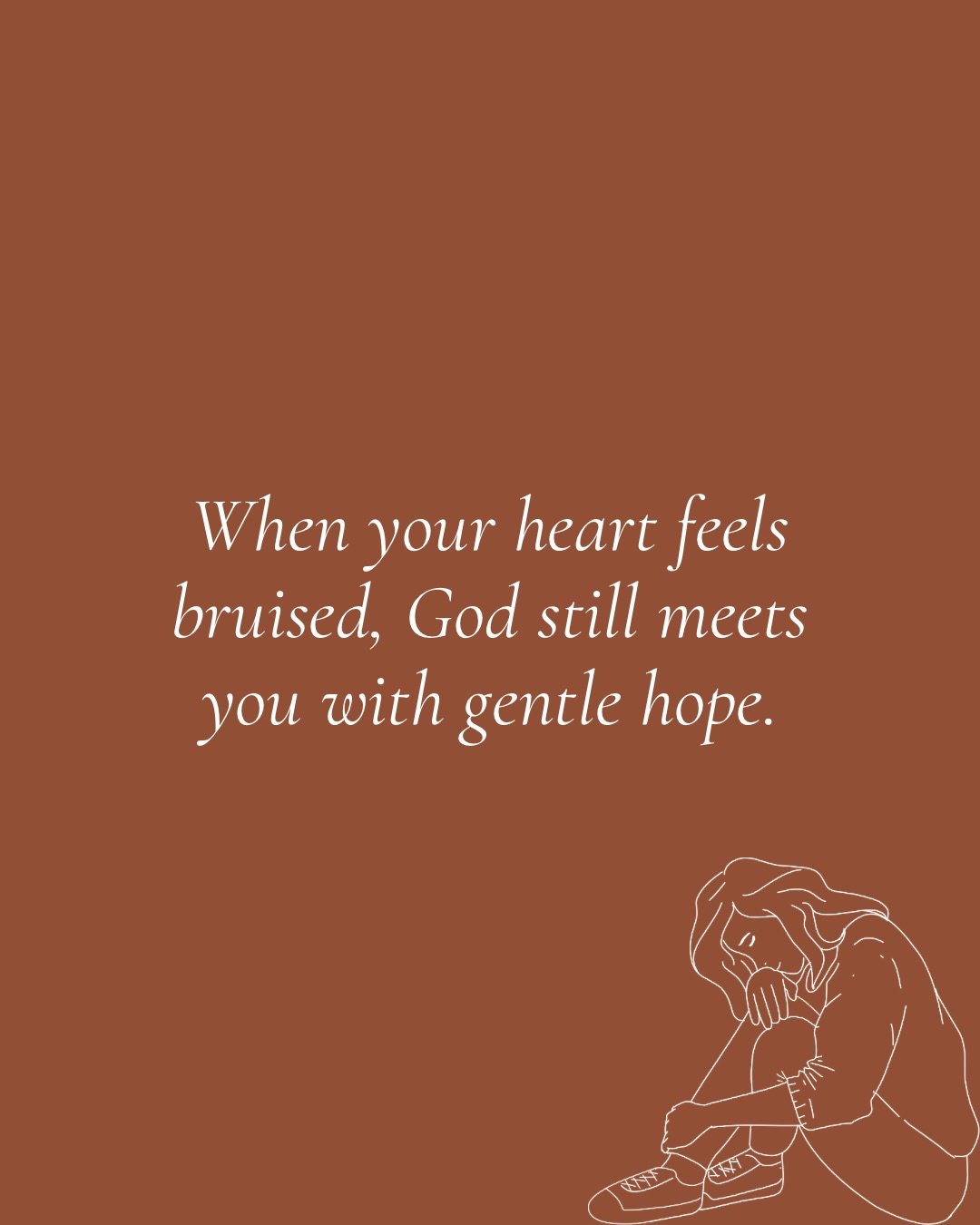 If your heart feels bruised right now, you are not alone. God has a way of meeting us gently, right in the places that ache the most. His hope may rise slowly, but it rises. And He is near to you in every bit of it. 💛