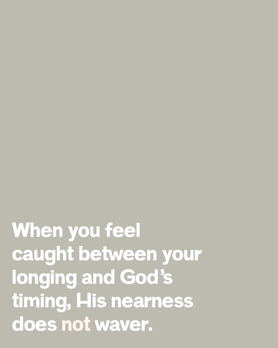 Waiting has a way of stretching the heart and stirring up questions we would rather not face. But even in the places where longing and gratitude meet, God is faithful.

Lamentations reminds us that the Lord Himself is our portion. Not the timeline we