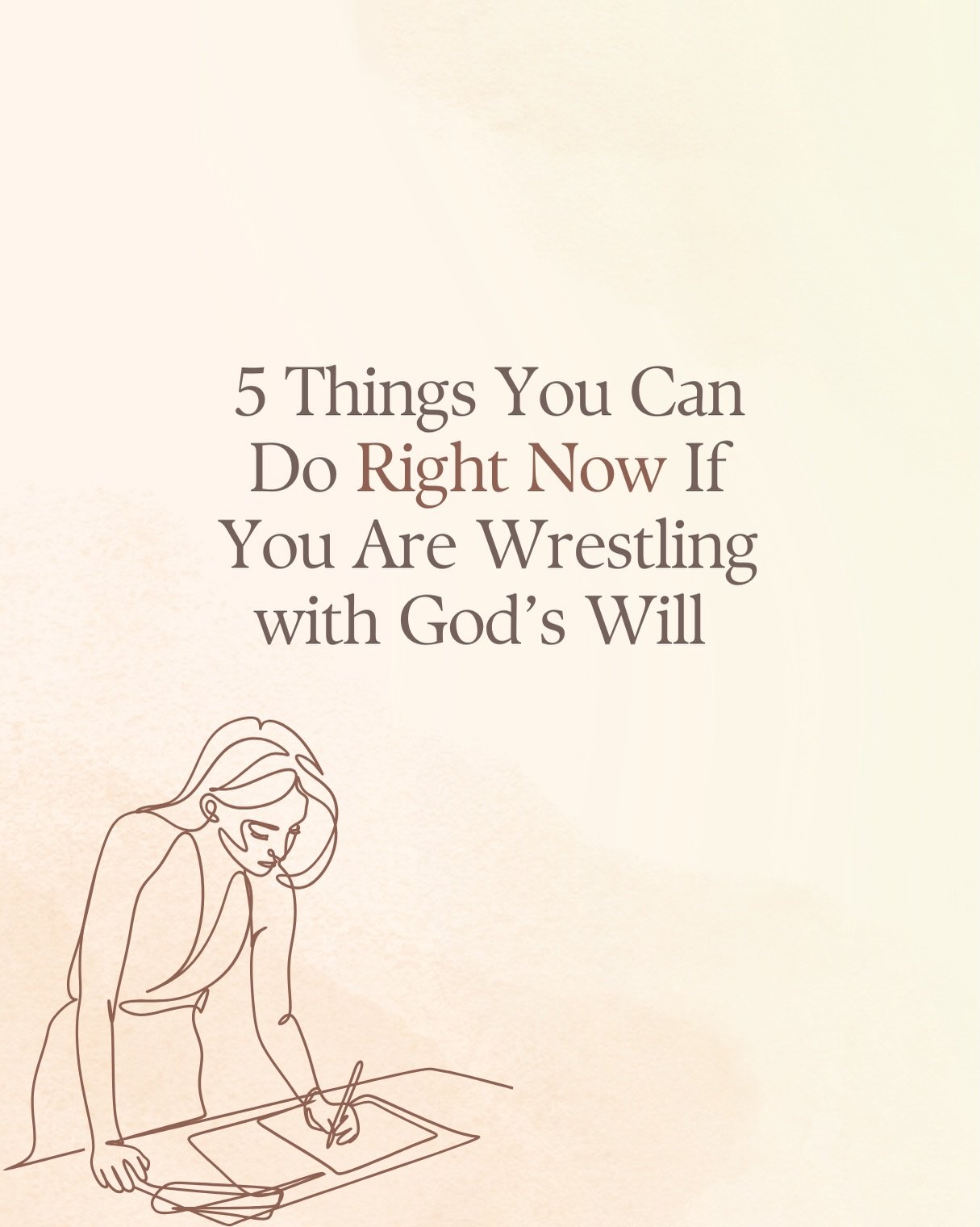 Confusion about God&rsquo;s will can bring us to a standstill.

Not because we don&rsquo;t want to obey, but because we&rsquo;re afraid of choosing wrongly.

The good news is this: Scripture does not present God&rsquo;s will as a fragile thing, depen
