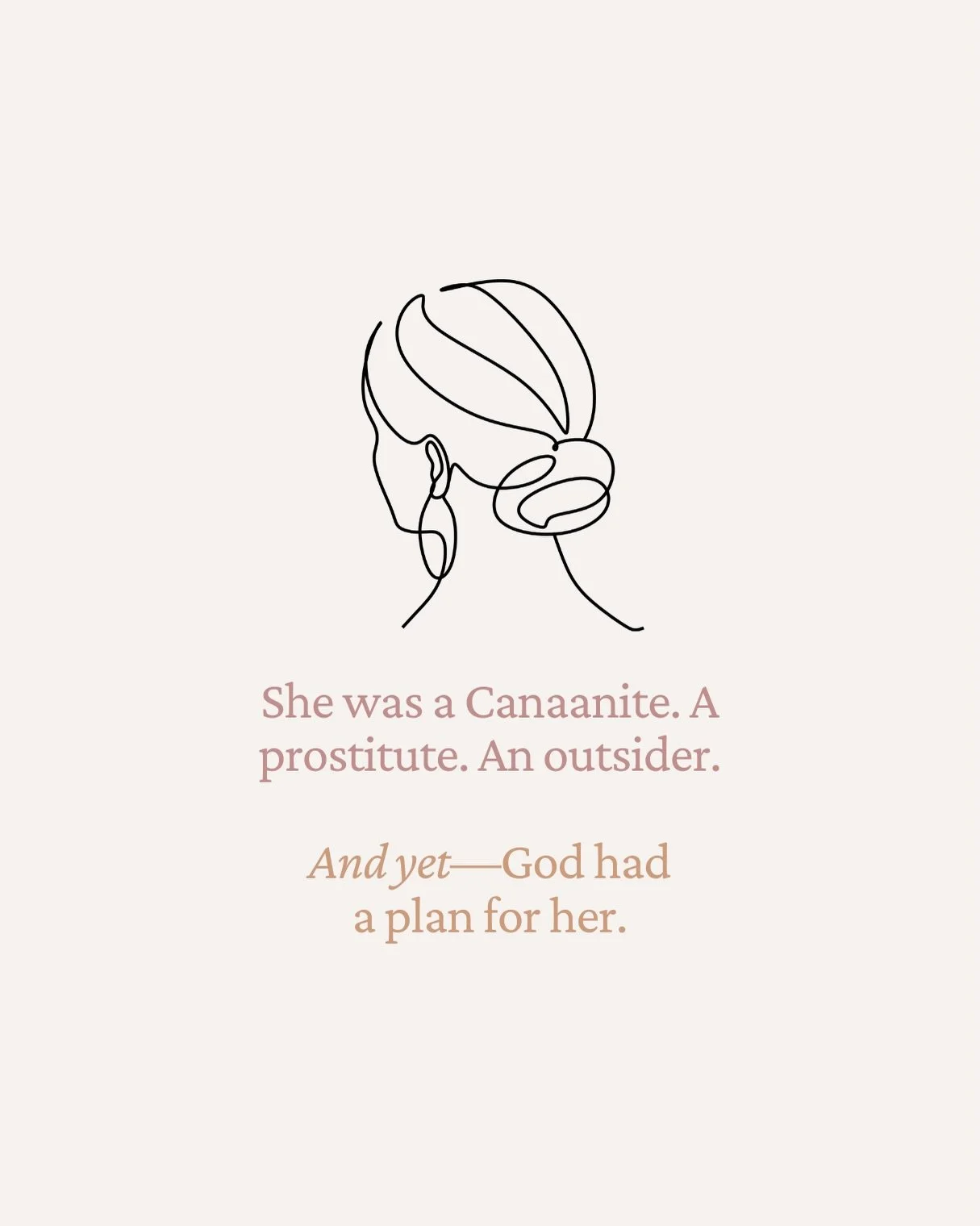 God is not afraid of your past. He redeems it.

Rahab&rsquo;s life was messy, but her faith was real.
And that faith changed everything. 

She believed, acted, and was remembered&mdash;not for her shame, but for her trust in the Lord.

That&rsquo;s t