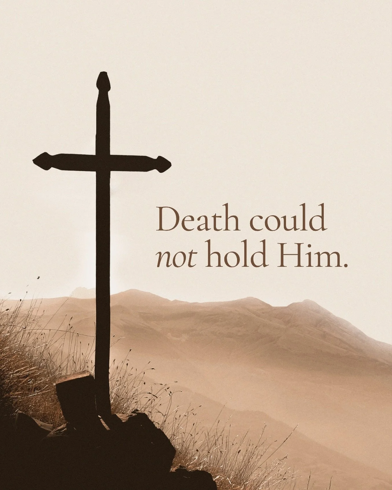 Today, we don&rsquo;t just remember the greatest moment in history. We rejoice in the One who conquered death and still reigns. 👑 

Because of Christ, sin no longer has a hold on us. In its place, we have been given grace upon grace, the promise of 