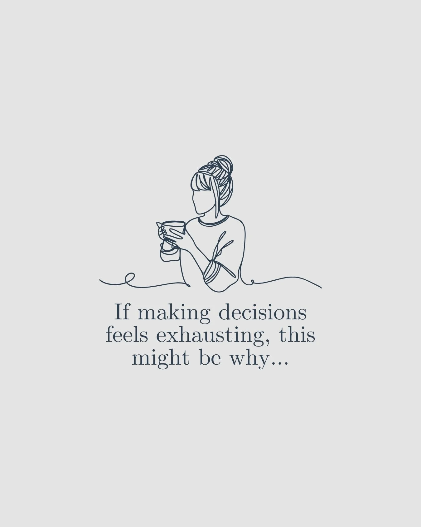 35,000 decisions. 🤯

That&rsquo;s what the average person makes every single day. From the wording of an email to which coffee mug feels &ldquo;right,&rdquo; our brains are in a *constant* state of processing.

But for the woman of faith, the exhaus