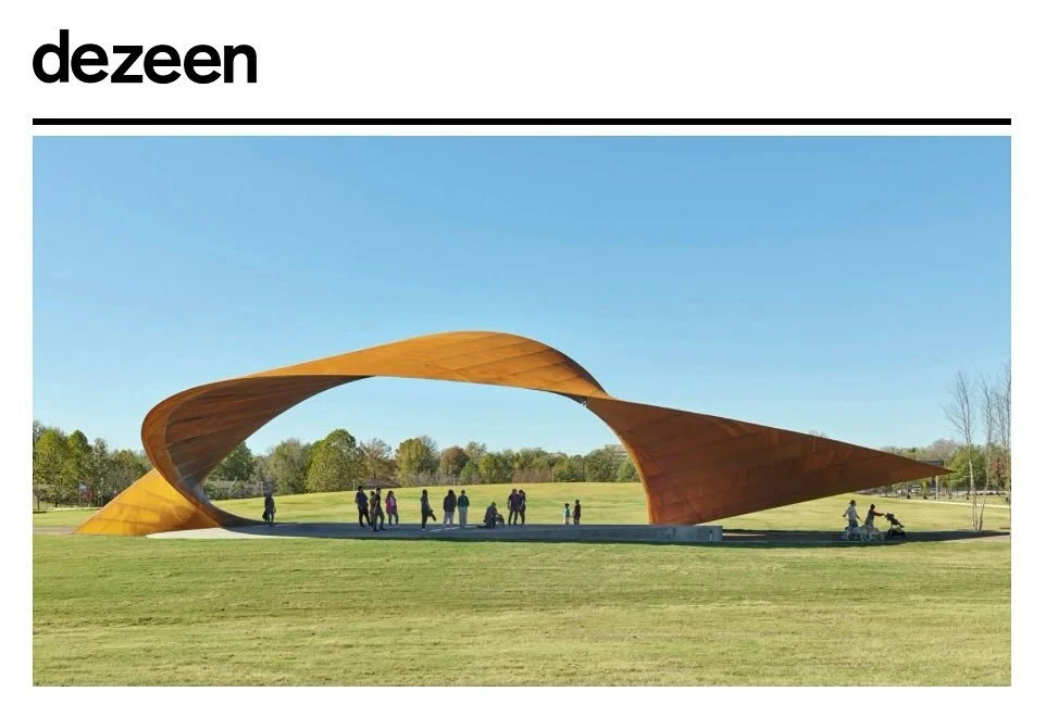 The Performance Pavilion at Luther George Park is complete!
 @cig_architecture, a specialized steel fabricator from the Netherlands, provided detailed calculations for Nous&rsquo; peer review and approval of the project. Nous provided code consulting