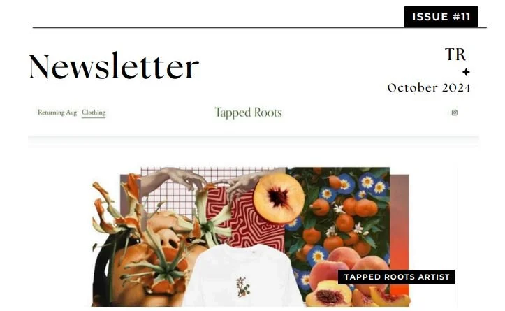 Newsletter sign up below