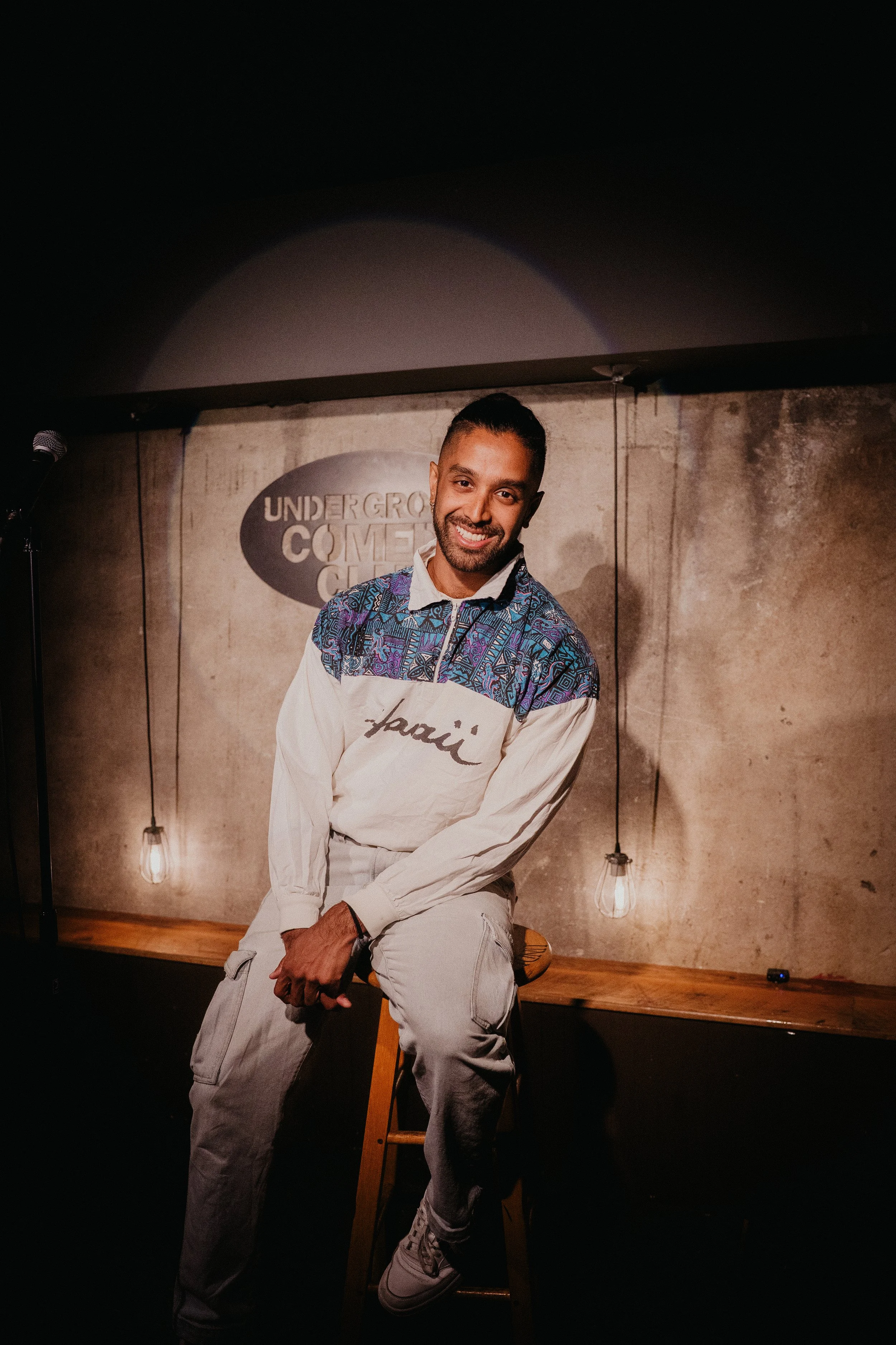 Portrait of Shenuque Tissera - An American Sri Lankan comedian