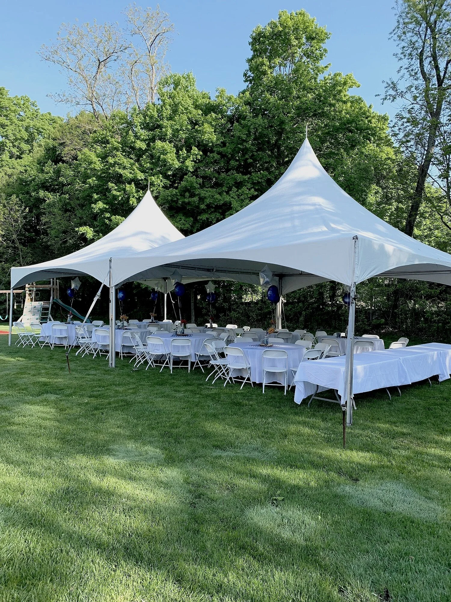 Tent Tables Chairs Rental VACAVILLE CA Funtastic Rentals Inc.
