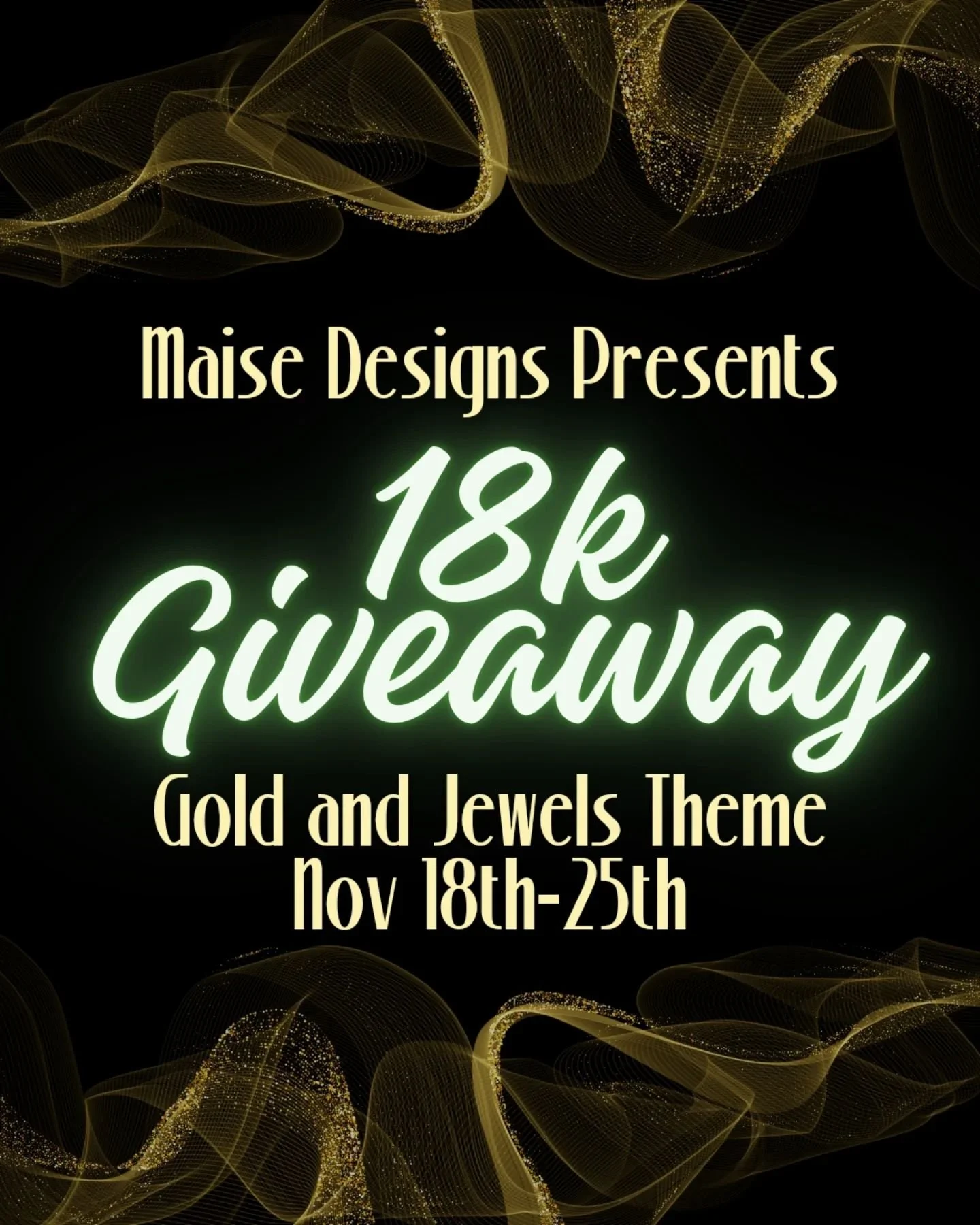 🛑🛑PLEASE READ EVERYTHING BELOW TO ENTER!🛑🛑

Giveaway ends Monday the 25th! 8 prizes for 8 winners!

This giveaway theme is Gold and Jewels! 

SO SHARE AWAY AND TELL ALL YOUR FRIENDS!

TO ENTER:
1. LIKE this post.
2. TAG 2 fellow dice goblins and 