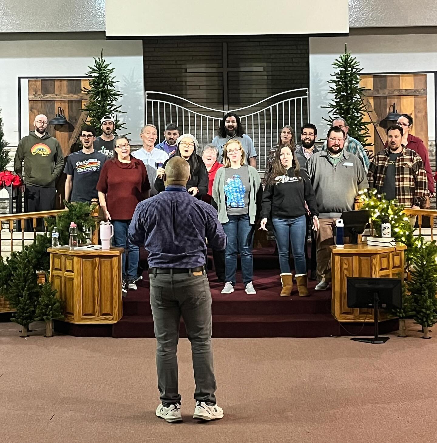 Tonight was our final rehearsal before our holiday show THIS SATURDAY at 7 pm, Spring Road Church of Christ, 74 S Spring Road, Westerville, OH 43081. FREE ADMISSION!! We hope to see you there!!

#AllVoices #AllAreWelcome #AllVoiceChorus #BarbershopCh