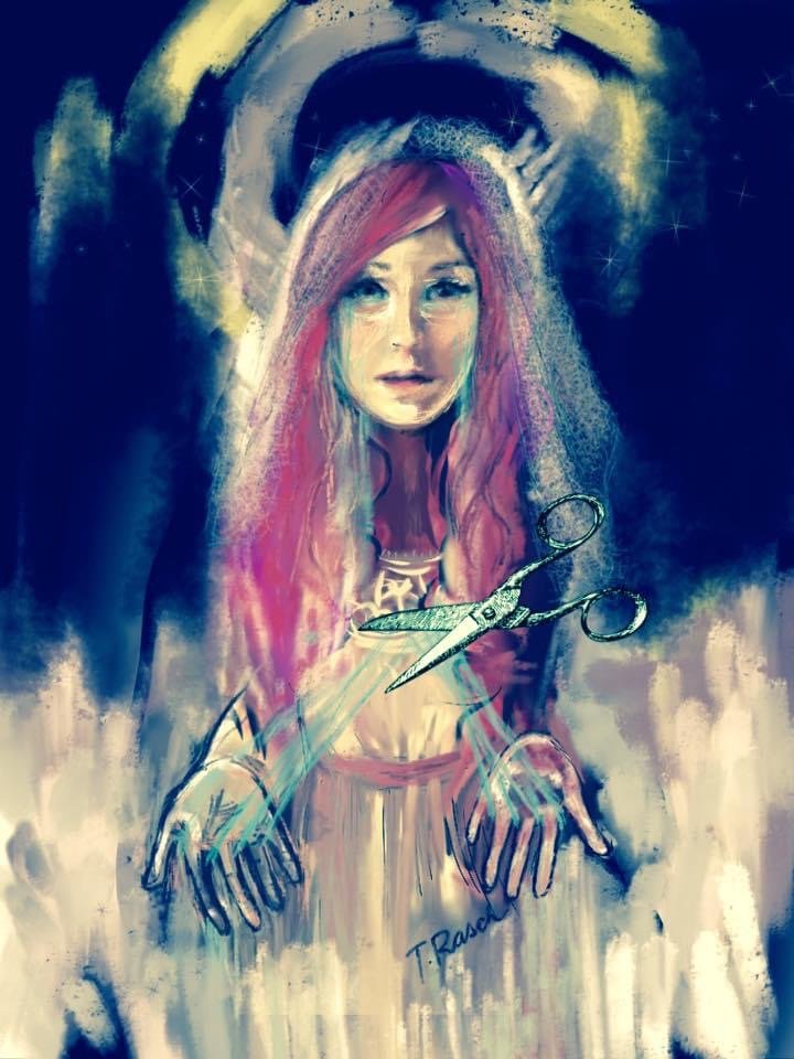 Divorce, 2017
Mixed Media on canvas-remixed using Procreate
