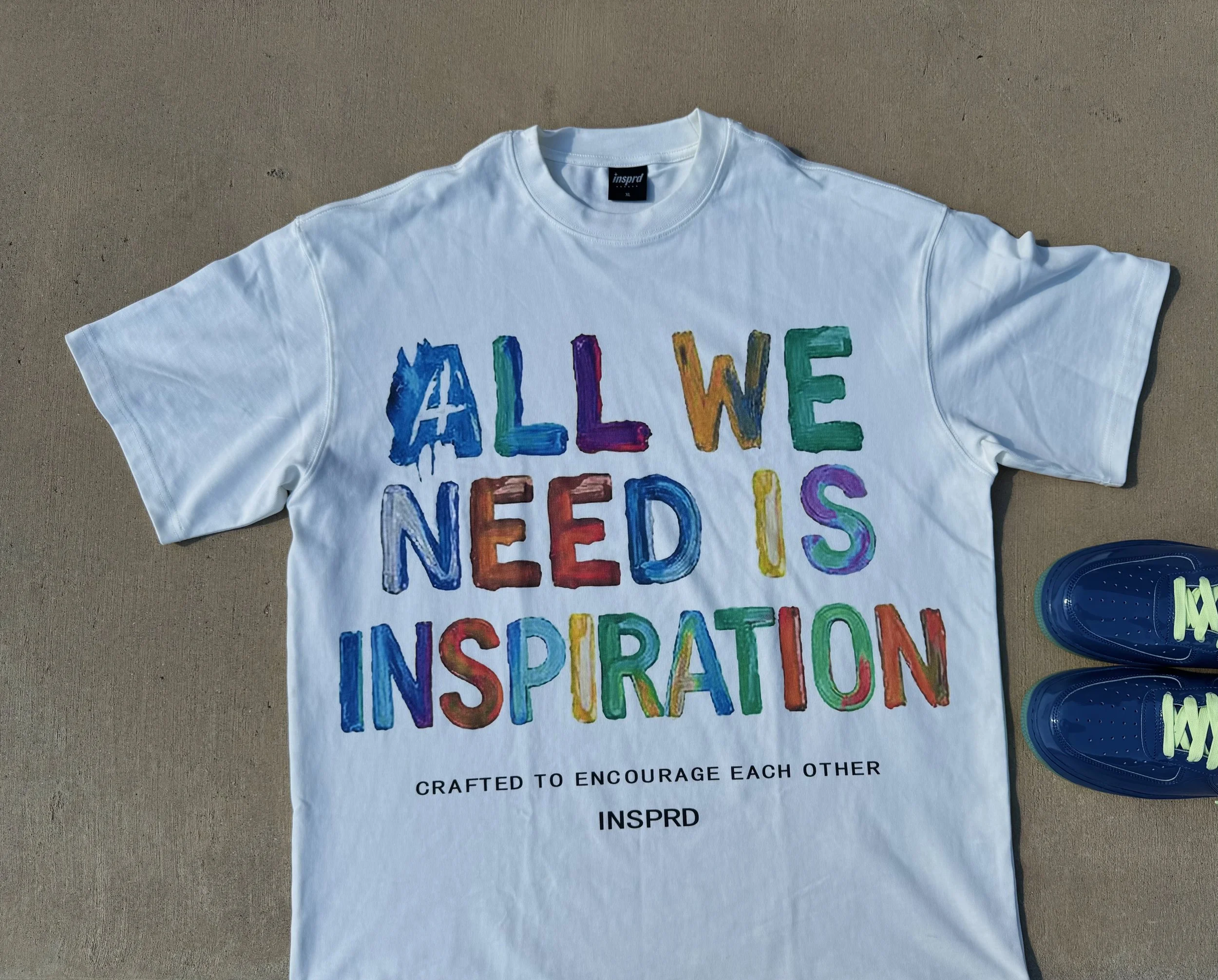 White "All We Need Is Inspiration"