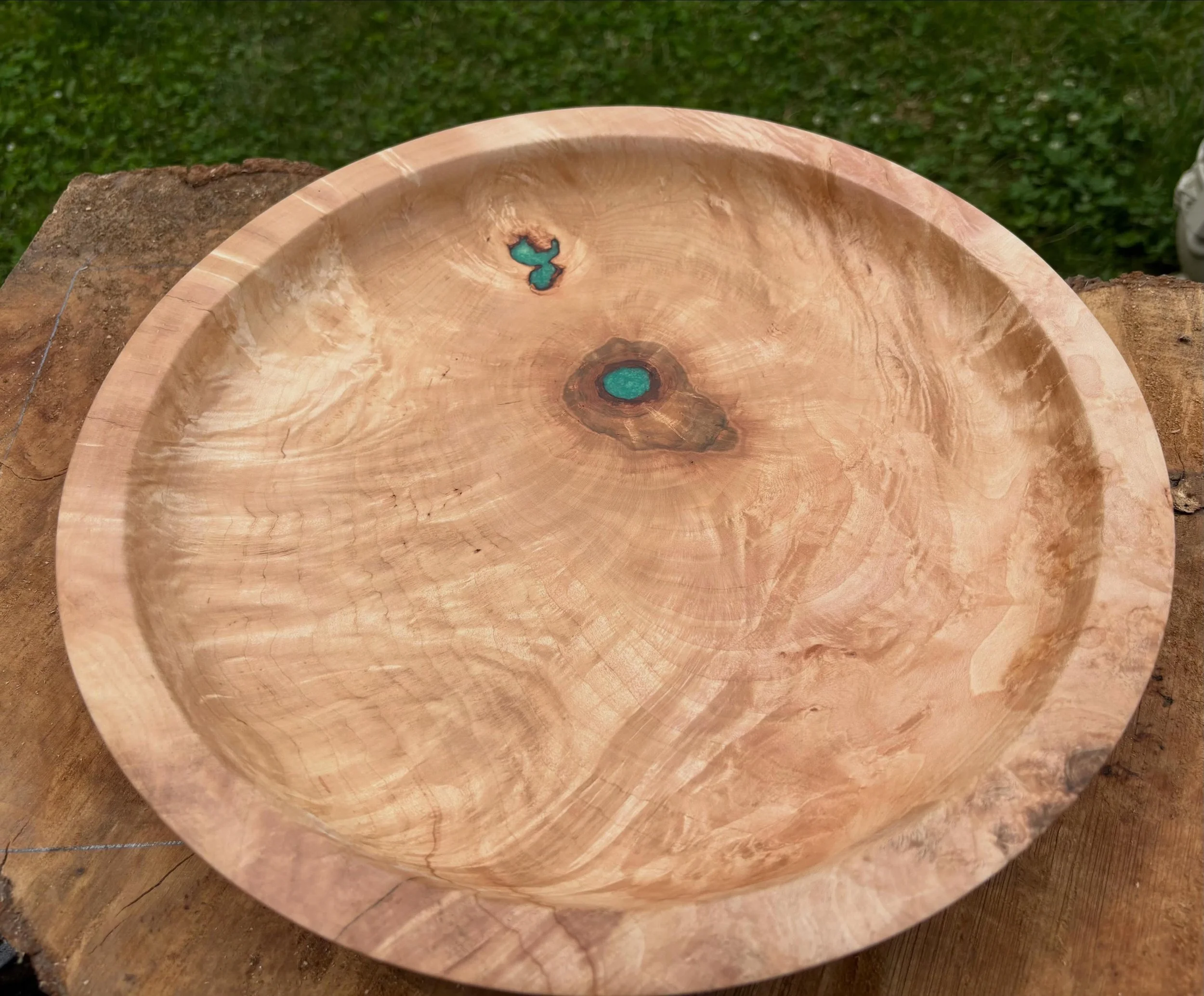 Maple Platter #woodturnersofinstagram #woodturningmagazine #woodworker #woodart #handmade