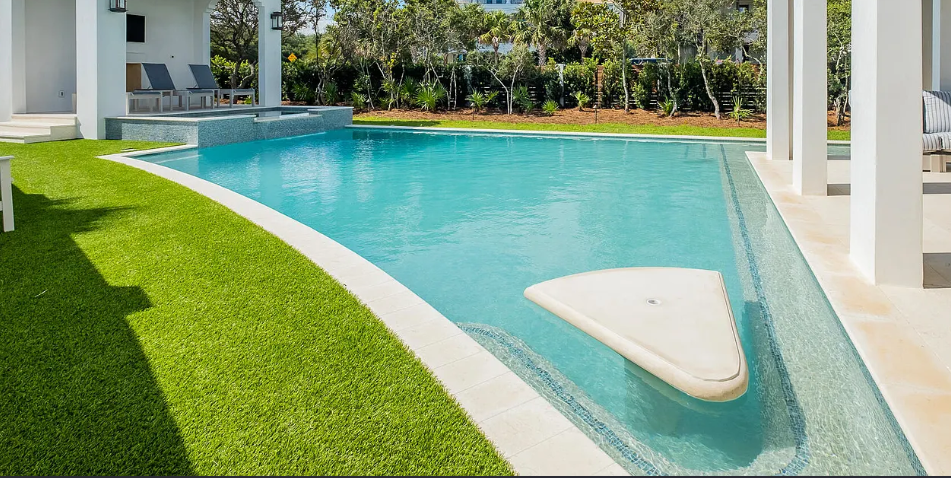 Step off your back porch right into a nice cool pool 