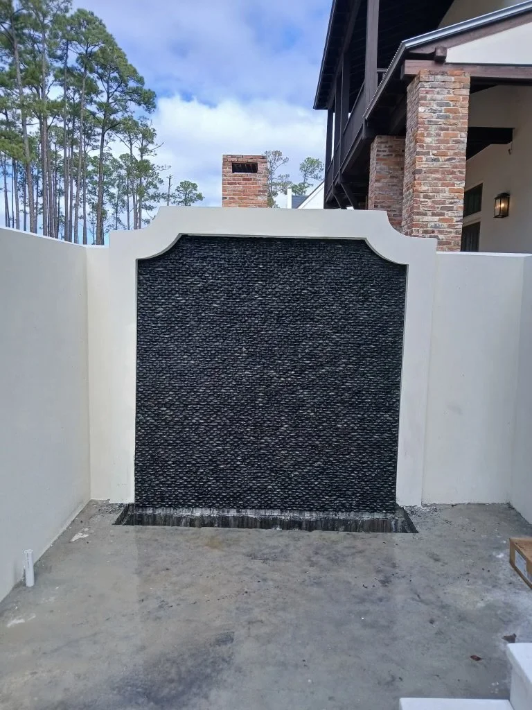 Don't have room for a pool? We can design a waterfall wall just for you