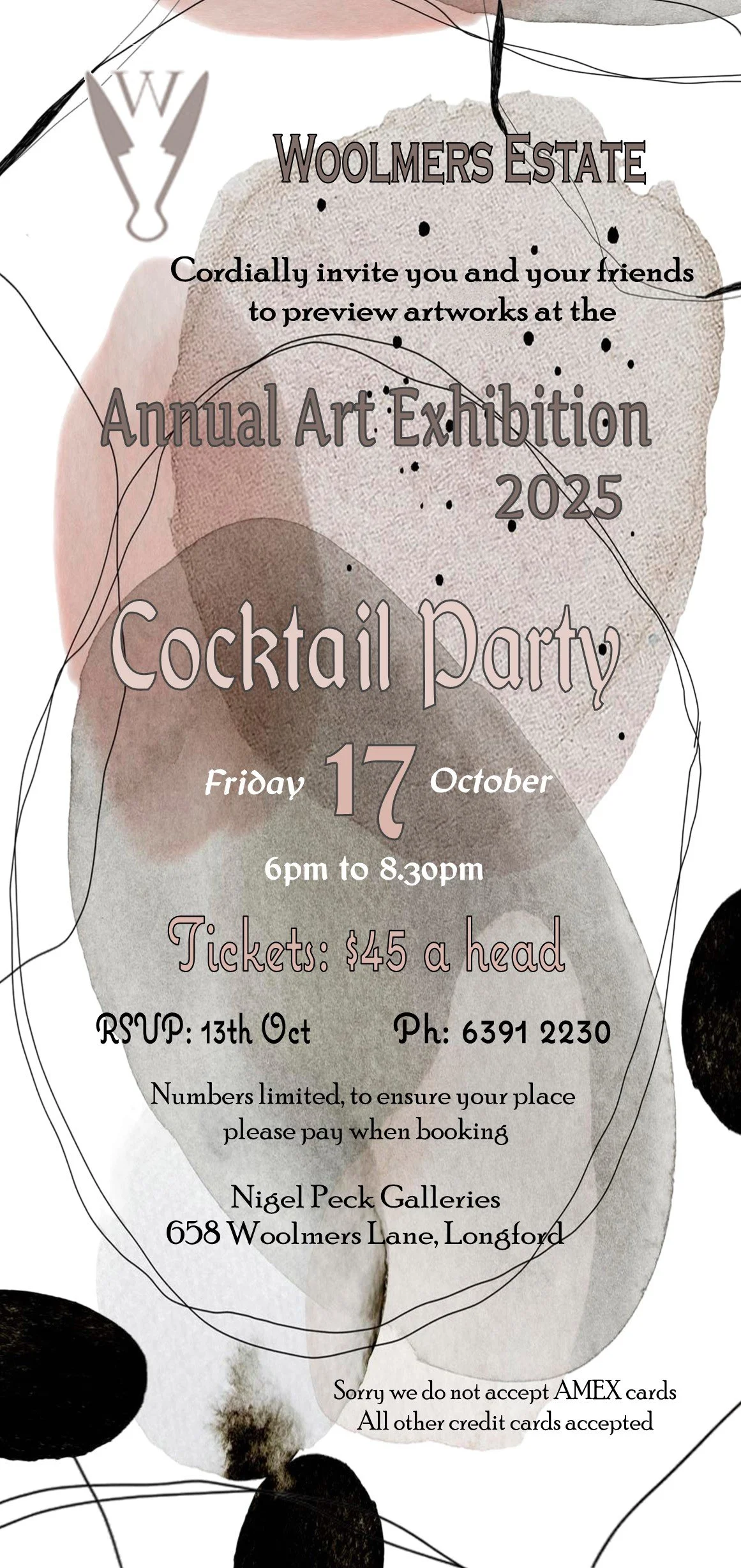 Annual Art Exhibition cocktail Party