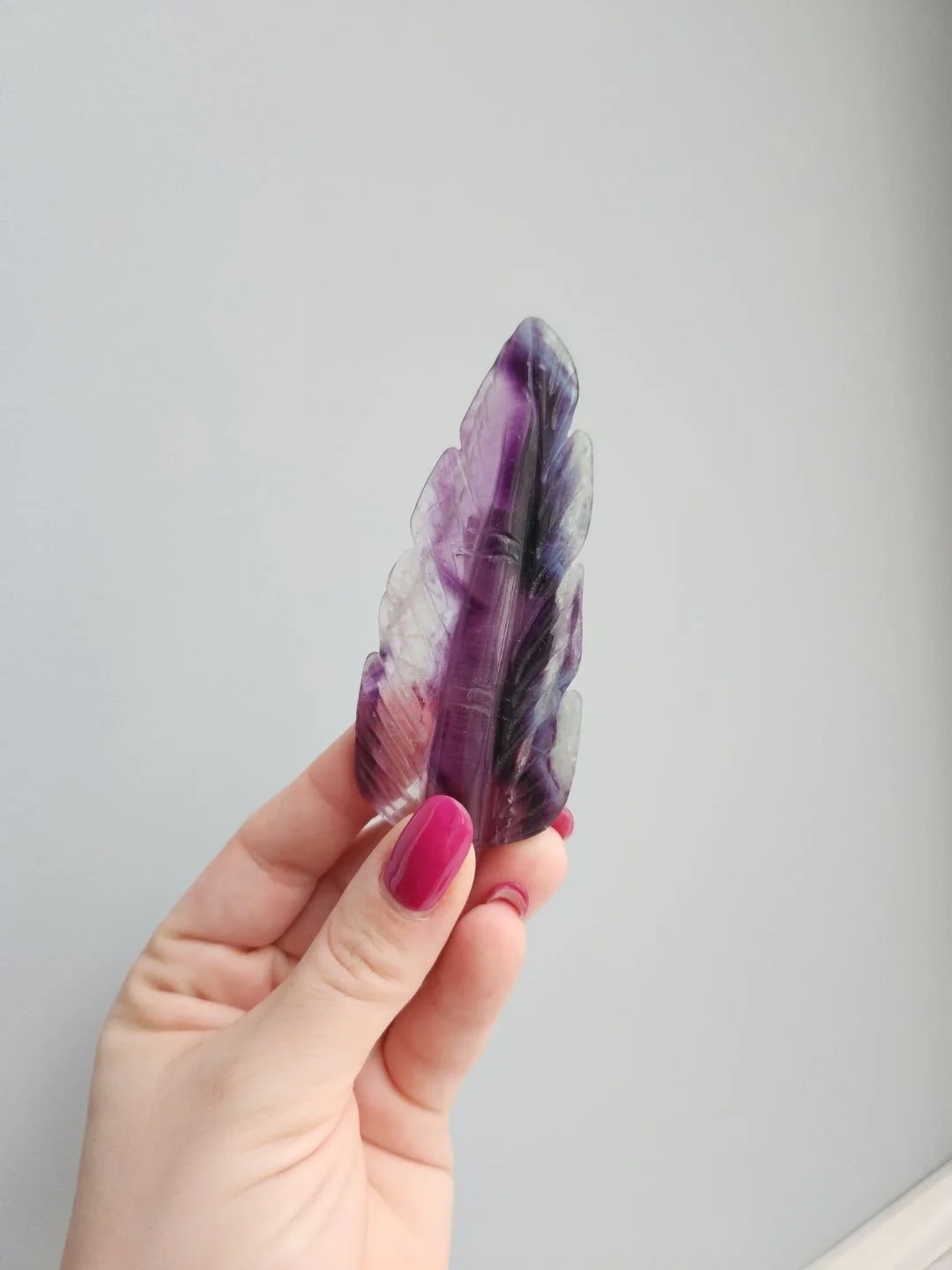 Rainbow Fluorite Feather #2