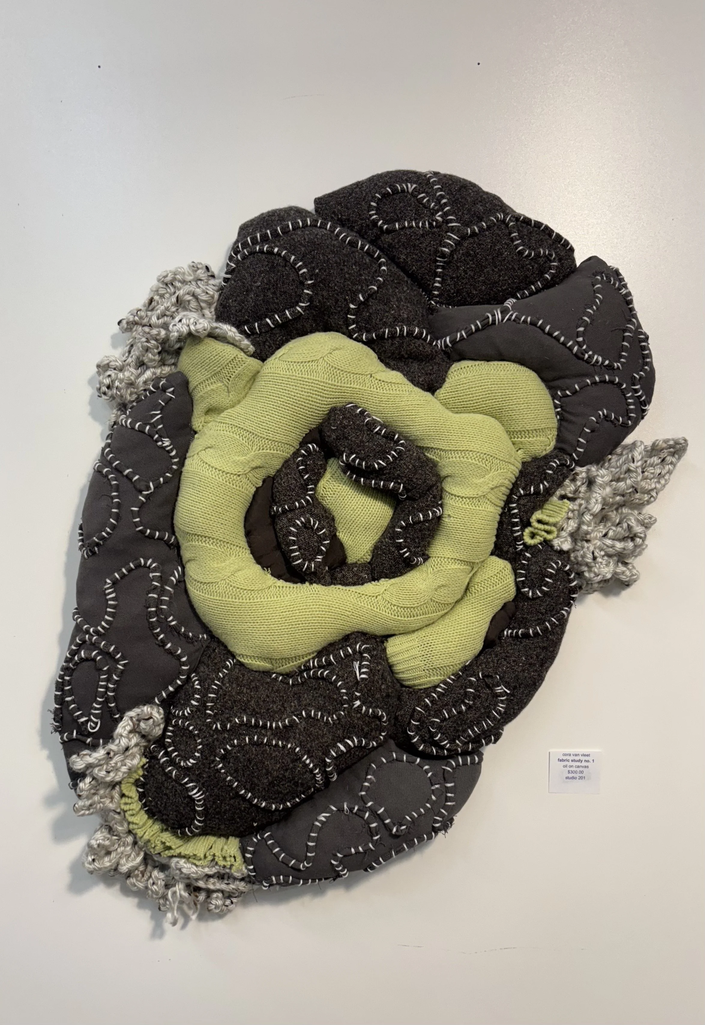 fabric study no. 2
recycled textiles on canvas