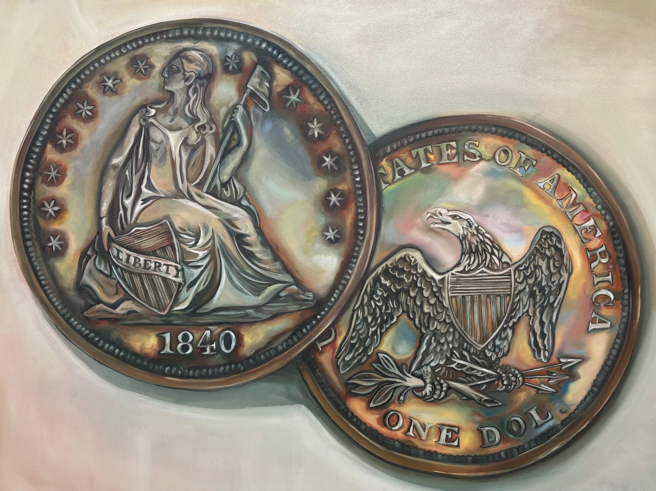 coins, oil on canvas,
2026, comission