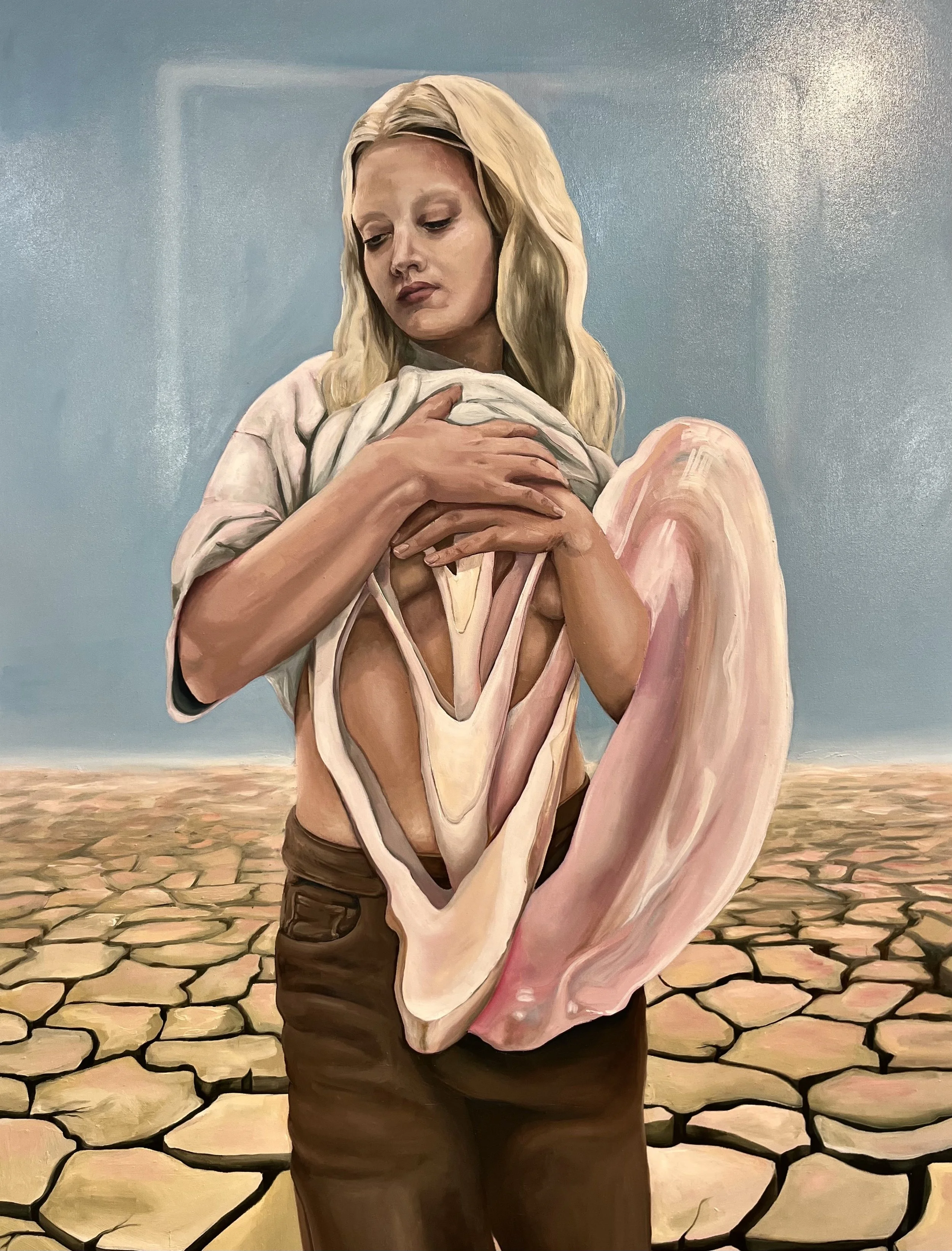 remembrance  // gemini moon, oil on canvas