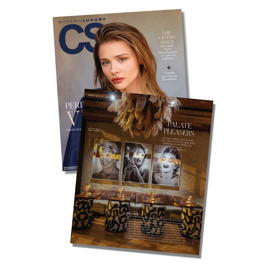 CS Magazine Hide and Seek press for Siren Betty Design