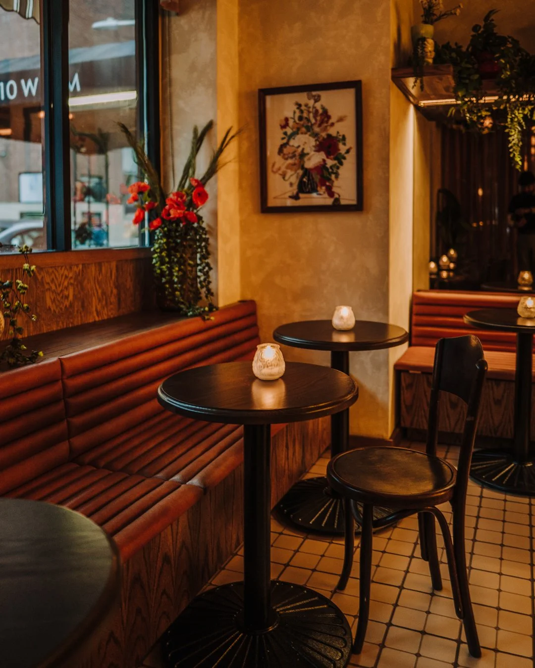 Double Fun banquette seating detail by Siren Betty Design.